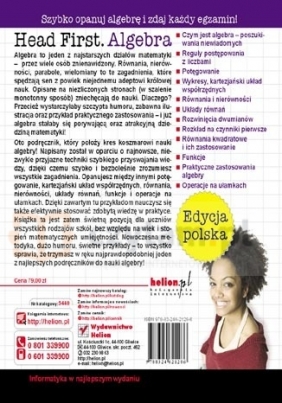 Head First Algebra - Pilone Tracey, Pilone Dan