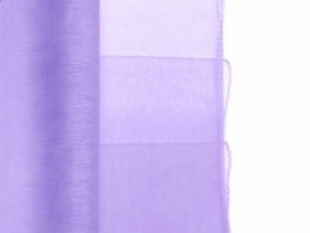 Organza obszywana liliowy 0,38x9m