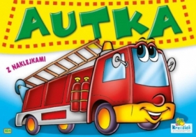 Autka z naklejkami. Straż pożarna - Opracowanie zbiorowe