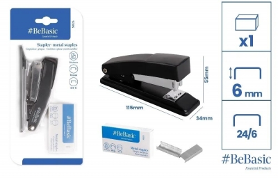 Zszywacz + zszywki 24/6