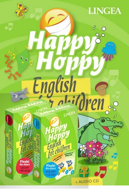 Happy Hoppy Pakiet edukacyjny dla dzieci do nauki języka angielskiego