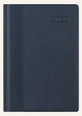 Kalendarz książkowy A5 Lux 2020 granat
