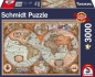 Puzzle 3000 Starożytna mapa świata