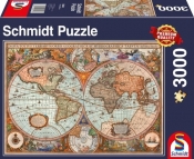Puzzle 3000 Starożytna mapa świata