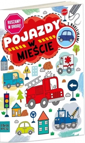 Kolorowanka a4 ruszamy w drogę - pojazdy w mieście - Agnieszka Matz
