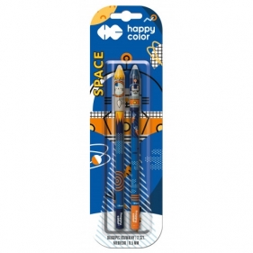 Długopis usuwalny Space 0,5mm, 2 szt. - niebieski (437074)