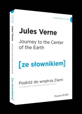 Podróż do wnętrza Ziemi wersja angielska z podręcznym słownikiem - Juliusz Verne