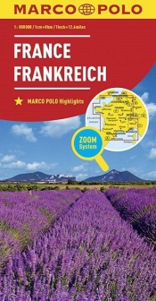 Francja Mapa