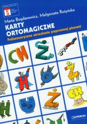 Ortograffiti Karty ortomagiczne Polisensoryczne - Bogdanowicz Marta 