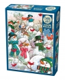 Puzzle 500 Zlot bałwanów 112268 10+