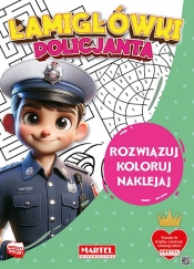 Łamigłówki policjanta z naklejkami - Katarzyna Salamon