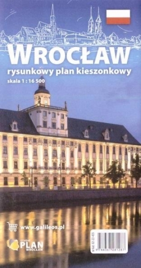 Plan kieszonkowy rysunkowy Wrocław - Opracowanie zbiorowe