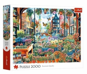 Puzzle 2000 Kwiaciarnia w Amsterdamie