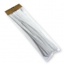 Druciki kreatywne 300x6mm białe 30szt