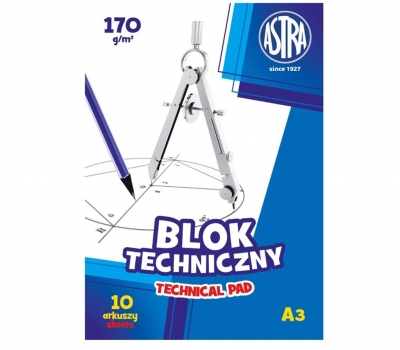 <img src='https://webimage.pl/pics/287/3/d5901137133287.jpg' style='height:440px' /> Blok techniczny A3/10K 170g (10szt) ASTRA