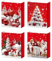 Torebka prezentowa XL Boże Narodzenie szerokie dno