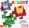 Avengers z puzzlami. Kolory