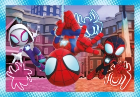 Clementoni, Puzzle 4w1 SuperColor: Spidey (21528)