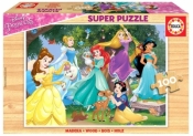 Puzzle 100 Księżniczki z bajek Disneya (drewniane)