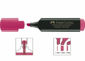 Zakreślacz Faber-Castell Textliner 48 - różowy (154828 FC)