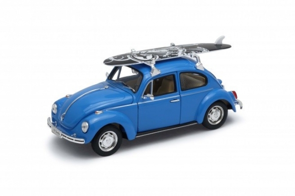 Model kolekcjonerski Volkswagen Beetle niebieski (22436-1)