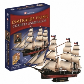 Puzzle 3D: Żaglowiec Esmeralda (306-24028)