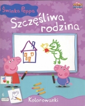 Świnka Peppa. Szczęśliwa rodzina (kolorowanki)