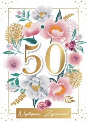 Karnet urodziny 50 - .