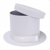 Pudełko Flower Box kapelusz biały ROZETTE