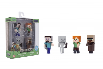 <img src='https://webimage.pl/pics/288/2/d4006333102288.jpg' style='height:440px' /> Figurki metalowe Jada Minecraft 6,5cm 4szt.