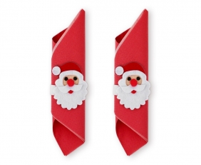 Ozdoby na serwetki - Mikołaj, 2szt