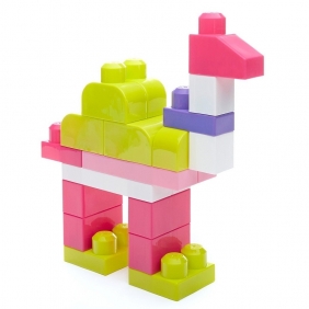 Mega Bloks: Klocki 80 elementów - różowa torba (CYP72/DCH62)