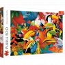 Trefl, Puzzle 500: Kolorowe ptaki (37328)
