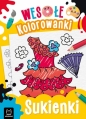 Wesołe kolorowanki. Sukienki - Opracowanie zbiorowe