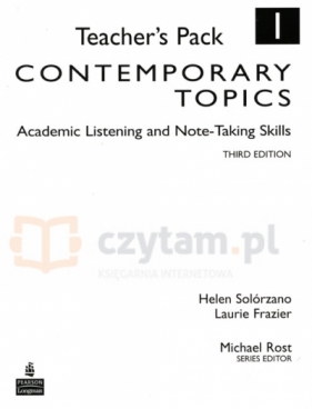 Contemporary Topics 1 Teachers Pack 3ed