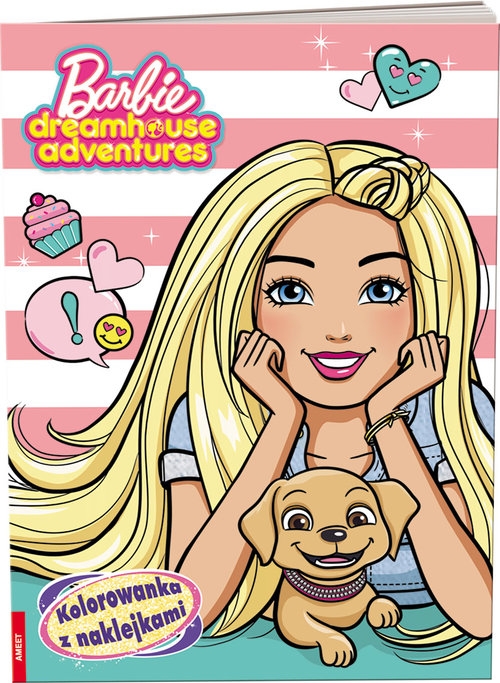 Barbie Dreamhouse Adventures. Kolorowanka z naklejkami (NA-1201)