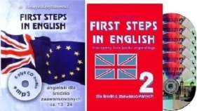 FIRST STEPS IN ENGLISH z płytami CD i MP3 część 2. Intensywny kurs języka angielskiego dla średnio zaawansowanych - Krzyżanowski Henryk