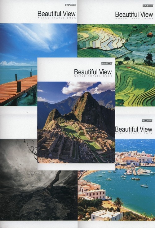 <img src='https://webimage.pl/pics/288/6/d717969.jpg' style='height:440px' /> Zeszyt A5 Top-2000 w kratkę 96 kartek Beautiful view 5 sztuk mix