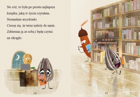 Niesforne Ziarenko idzie do biblioteki. Tryb czytania. Smaczna Banda i emocje - Jory John