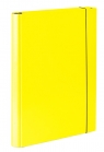 Vaupe, teczka z gumką Caribic A4 jasnożółta