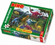 Dino - Puzzle Podłogowe XL - 104 elementy (28028)