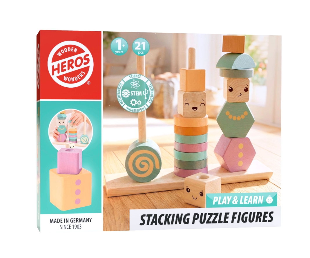 Heros, Figurki do układania Soft Neutrals, 21 el.