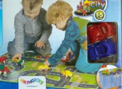 Zestaw mata z ulicą + 3 auta