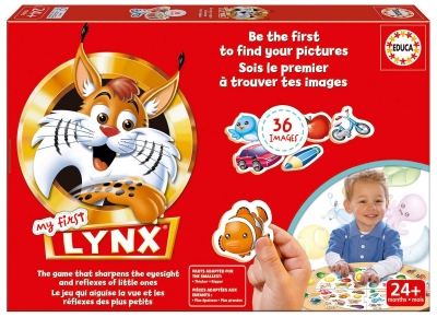 <img src='https://webimage.pl/pics/289/0/d8412668200289.jpg' style='height:440px' /> Gra Lynx My first! Ryś 36 wersja dla młodszych dzieci