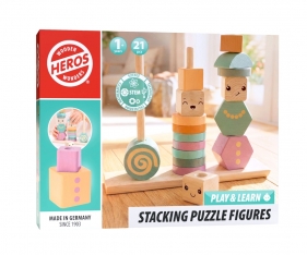 Heros, Figurki do układania Soft Neutrals, 21 el.