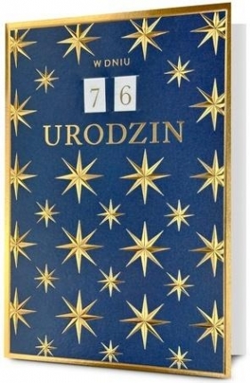 Karnet B6 Urodziny (wymienne cyfry)