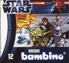 Kredki Bambino 12 kolorów Star Wars