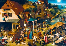 Bluebird Puzzle 1000: Przysłowia, Brueghel (60028)