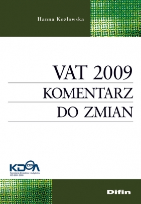 VAT 2009 - Kozłowska Hanna