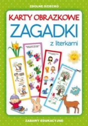 Karty obrazkowe Zagadki z literkami - Guzowska Beata